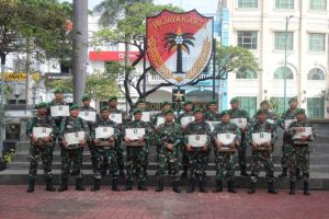 Prajurit Korem 051/Wkt Terima Dukungan Kaporlap dari KASAD