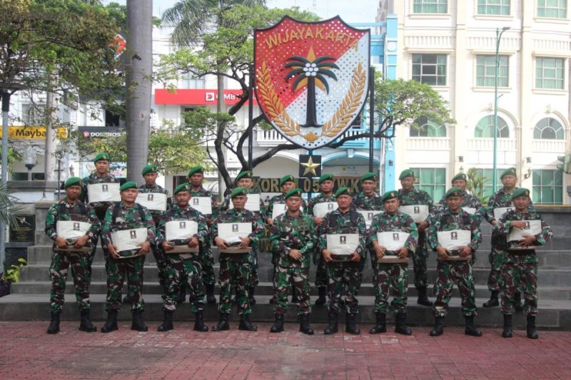 Prajurit Korem 051/Wkt Terima Dukungan Kaporlap dari KASAD