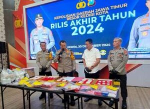 Capaian Polres Kediri Kota Diungkap di Rilis Akhir Tahun 2024, Ini Infonya