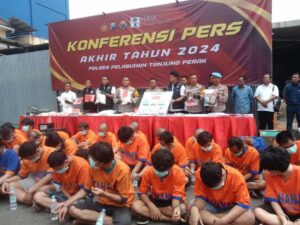 Polres Pelabuhan Tanjung Perak Ungkap 1162 Kasus Selama 2024, Dua Kilogram Narkoba Disita