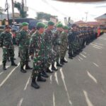 Kodim 1710/Mimika Bersama Polres Mimika Laksanakan Apel Gelar Pasukan Pengamanan Tahun Baru 2025