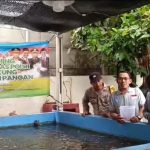 Bhabinkamtibmas Lakukan Pendampingan Kepada Petani Ikan Untuk Ketahanan Pangan