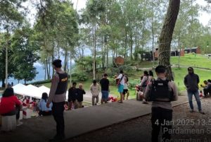 Polres Toba Intensifkan Patroli di Tempat Wisata di Akhir Masa Liburan Tahun Baru
