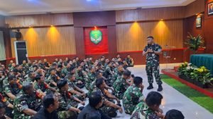 Awal Tahun, Kasdim 0501/JP Berikan Penekanan kepada Personel Militer dan PNS Kodim 0501/JP