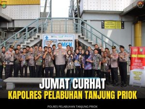 Kapolres Pelabuhan Tanjung Priok Gelar Jumat Curhat Jaga Kamtibmas Dan Jalin Silaturahmi