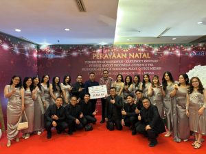 PKK BRI BO Balige Berhasil Sabet Juara III Festival Pujian Natal BRI 2024 Medan
