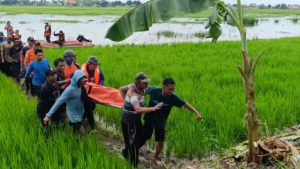 Setelah Dua Hari  Akhirnya Korban Tenggelam di Waduk Joto Ditemukan Tewas