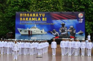 Bakamla RI Rayakan HUT Ke-19 dengan Tekad Mewujudkan Laut Aman untuk Indonesia Maju