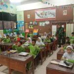 Serentak 5955 Porsi Makanan Bergizi di Distribusikan Ke 13 Sekolah Wil. Koramil 03/ Pasar Rebo