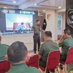 Sosialisasi Demam Tifoid Kepada Prajurit dan PNS Korem 052/Wkr