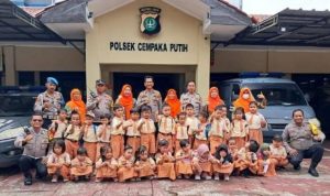 Polisi Sahabat Anak Polsek Cempaka Putih Terima Outing Class Dari Sekolah Paud Sakura