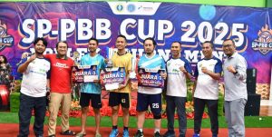 Serikat Pekerja Pertamina Balongan Sabet Juara I Turnamen Bola Voly