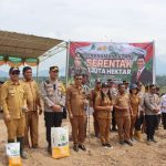 Gerakan Penanaman Jagung Serentak 1 Juta Hektar, Polres Toba Dukung Swasembada Pangan
