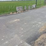 Jalan Rigid Mori-Padang Bojonegoro Belum Genap Setahun Sudah Ambles dan Makan Korban