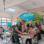 Pengawasan Distribusi MBG, Oleh Babinsa Koramil Duren Sawit, Dapur Khusus Yayasan Pleton Cafe Buaran