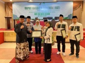 Hasil RAT BMTNU Kota Kediri, Wakil Walikota Terpilih Jadi Anggota Baru