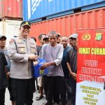 Polres Pelabuhan Tj Priok, Berbagi Berkah di Jumat Curhat