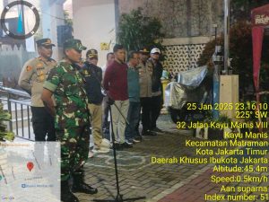 Apel Cipkon Guantibmas Koramil Matraman Bersama Tiga Pilar