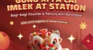 KAI: Imlek di Stasiun Madiun Dengan Beragam Kegiatan Seru, Gong Xi Fa Cai !