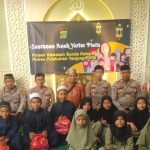 Kapolsek Kawasan Sunda Kelapa, Berbagi Kebahagian Dengan Anak Yatim Piatu