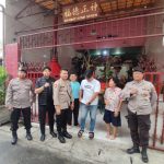 Polsek Johar Baru, Kapolsubsektor Kayu Awet Melaksanakan Pengamanan Kegiatan Keagamaan Hari Raya Imlek