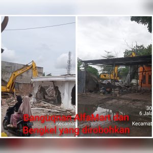 Eksekusi Lahan di Desa Setimekar Polres Metro Kabupaten Bekasi Menurunkan 871 Personil Untuk Melakukan Pengamanan