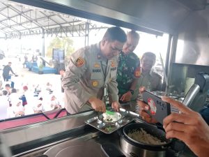 Kodim 0502/Jakarta Utara Dukung Ketahanan Pangan dan Gizi Seimbang Bersama Pasmar 1