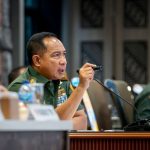 Panglima TNI Pimpin Rapat Vicon Perkembangan Situasi Di Wilayah Satgas TNI MONUSCO