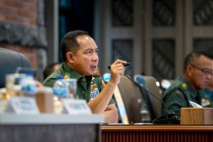 Panglima TNI Pimpin Rapat Vicon Perkembangan Situasi Di Wilayah Satgas TNI MONUSCO