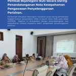 Pemkab Bojonegoro Ikuti Secara Daring Penandatanganan Nota Kesepahaman Pengawasan Penyelenggaraan Perizinan