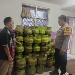 Bhabinkamtibmas Kelurahan Rambutan Cek Ketersediaan Gas Subsidi 3 Kg di Pangkalan