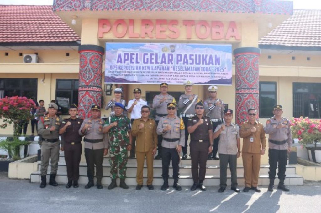 Polres Toba Resmi Laksanakan Operasi Keselamatan 2025, Dimulai Hari Ini