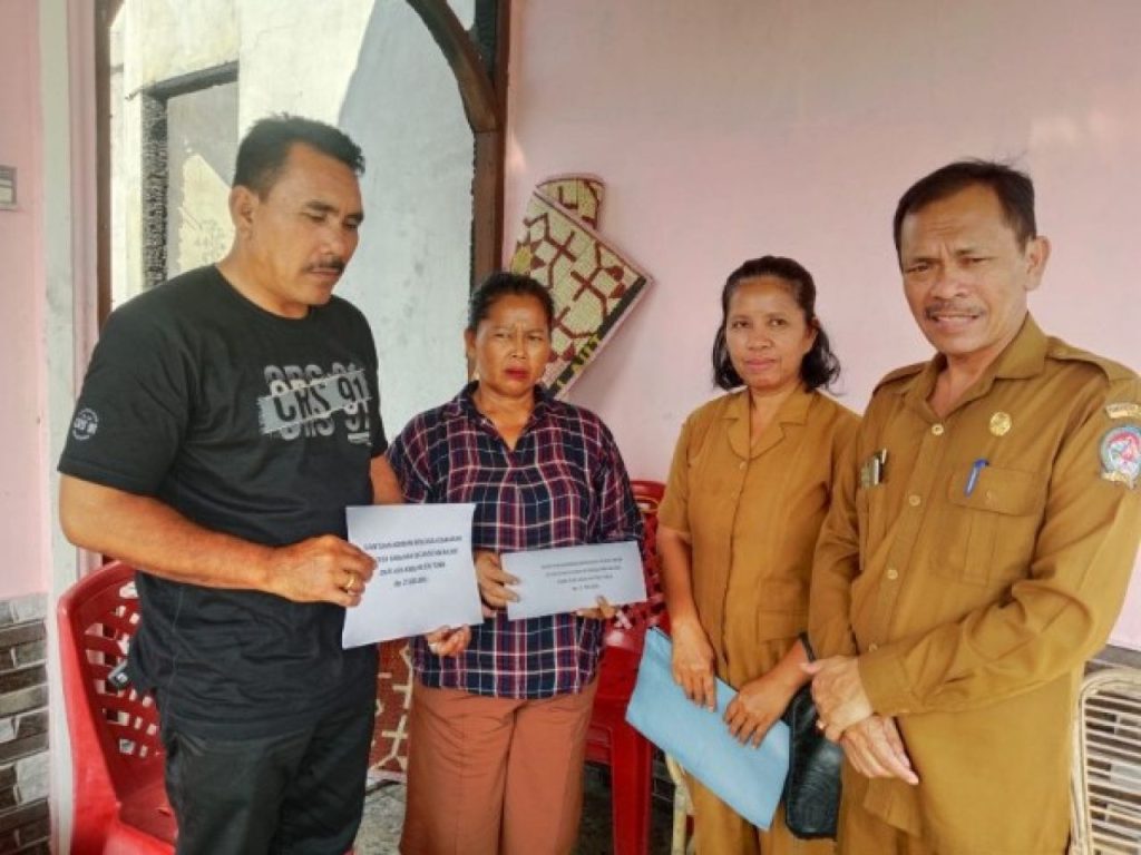 Bantuan Partisipasi ASN Diserahkan Untuk Korban Kebakaran