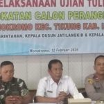 Pemdes Wonokromo Mengelar Ujian Perangkat Desa di Kantor Balai Desa Setempat Berjalan Lancar dan Sukses