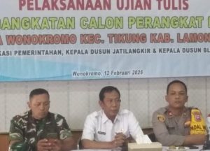 Pemdes Wonokromo Mengelar Ujian Perangkat Desa di Kantor Balai Desa Setempat Berjalan Lancar dan Sukses