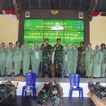Peringati HUT Ke-79 Persit Kartika Chandra Kirana, Kodim 1710/Mimika Bersama Satuan TNI-Polri Gelar Acara Donor Darah