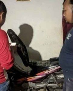 Polres Nganjuk Tangkap Pelaku Curanmor di Baron