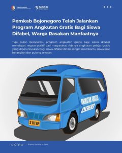 Pemkab Bojonegoro Telah Realisasikan Program Angkutan Gratis Bagi Siswa Difabel, Warga Rasakan Manfaatnya