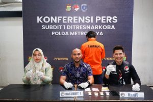 Polda Metro Jaya Tangkap Satu Pengedar, Sita 24,48 Gram Sabu