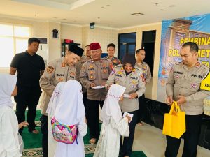 Polres Metro Jakarta Pusat Gelar Santunan untuk Anak Yatim Piatu