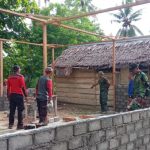 Manunggal Dengan Rakyat, Satgas TMMD 123 Kodim 1510/Sula Lanjutkan Sasaran Pembangunan Talud Sepanjang 200 meter