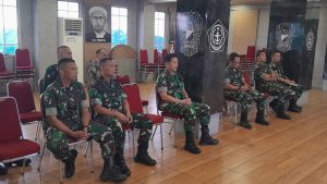 Prajurit dan PNS Korem 052/Wkr Terima Sosialisasi Penyakit Jantung