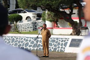 Pimpin Apel Perdana, Wakil Bupati Toba Tekankan Kebersamaan