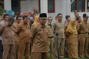 Pimpin Apel di Hari Pertama Kerja, Qowimuddin Ajak Satukan Tekad Wujudkan Kota Kediri MAPAN