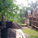 Pembangunan Rumah Permanen TMMD Ke-123 Kodim 1510/Sula Makin Kokoh, Tim Satgas Fokus Pengecoran Balok