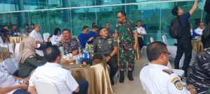 Dandim 0502/JU Hadiri Bakti Kesehatan dan Sosial Koarmada RI untuk Masyarakat Pesisir Sambut Bulan Suci Ramadhan 1446 H