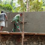 Program Manunggal Air TMMD Ke-123 Kodim 1510/Sula, Pembangunan Bak Air Hampir Rampung