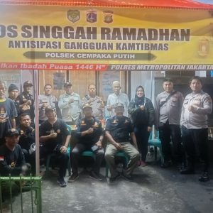 Patroli Malam di Pos Singgah Ramadhan: Antisipasi Tawuran dan Gangguan Kamtibmas di Cempaka Putih