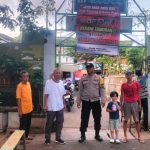 Polisi Pasang Spanduk Himbauan Kamtibmas di Johar Baru