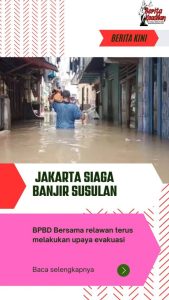 Banjir Besar Rendam Jatinegara, Warga Terpaksa Mengungsi